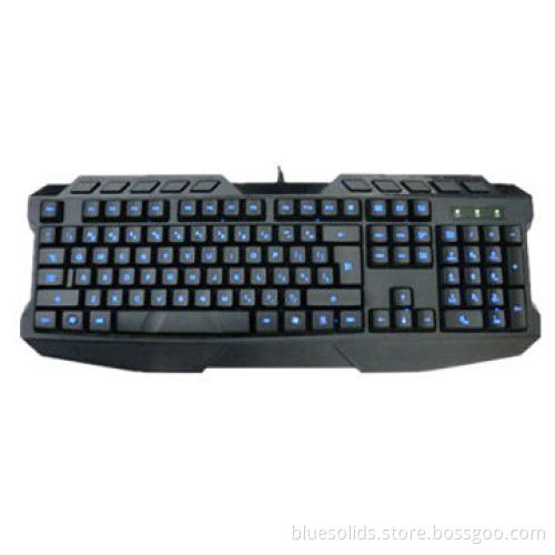 Shenzhen Factory Direct Sell of Multimedia Keyboards, Luminous in 3 Colors, Good Texture